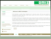Tablet Screenshot of amiztech.com